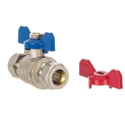15mm Dual Handled Butterfly Valve