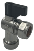 15mm Angled ISO valve /w handle