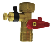 Expansion Vessel Service Valve 3/4inchM x 3/4inchF