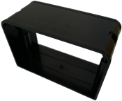 80mm Trunking Coupling BLACK