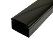 80mm Trunking 2Mtr Length (Pack of 2) BLACK (only sold minimum 6 packs and increments of 3 packs)
