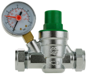 15+22mm Pressure Reducing Valve+Gauge