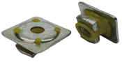 M10 Quick Slide Channel Nut /w base plate
