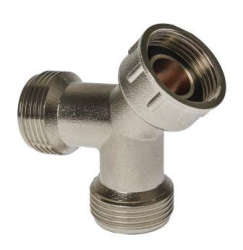 Brass W/M Y-Piece (nickel Plated)