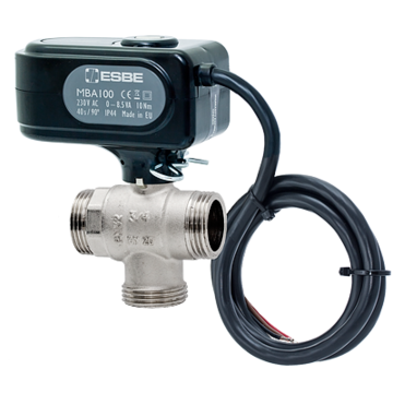 ESBE 3 Port Motorized Valve 1" External Thread (43102500) MBA132