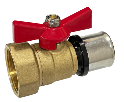 32mm x 1.1/4Inch MLCP Butterfly Valve RED