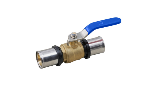 20mm MLCP PRESS Lever Ball Valve - BLUE