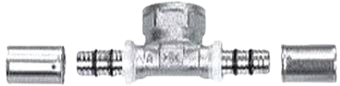 MLCP Female Iron Tee 25mm x 1/2"