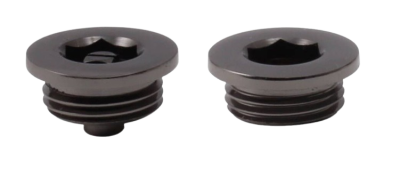 Vent & Plug Set, Brushed Gunmetal