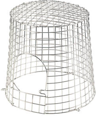 Stainless Steel Flue & Plume Terminal Guard, 8" O/D BAXI Spec
