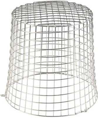 Stainless Steel Flue Terminal Guard ,60/100, 8" O/D BAXI Spec