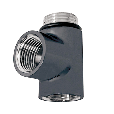 Dual Fuel Tee Piece RAL7012