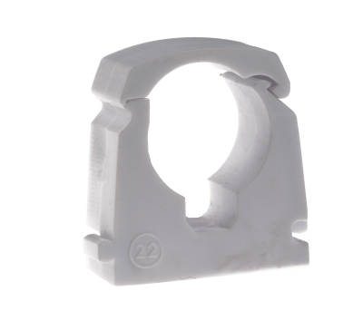 22mm Single Hinged Plastic Clip (bag 100)