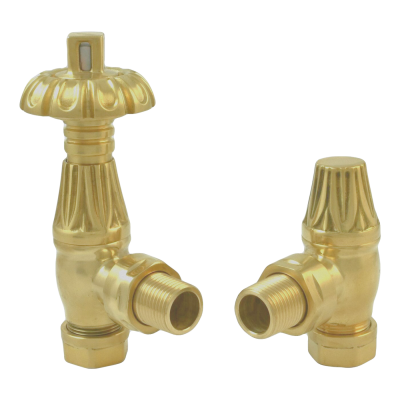 Westminster Angled TRV pack, Brushed Brass