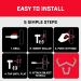 Bullfix Heavy Duty Cabinet Wall Bracket Kit